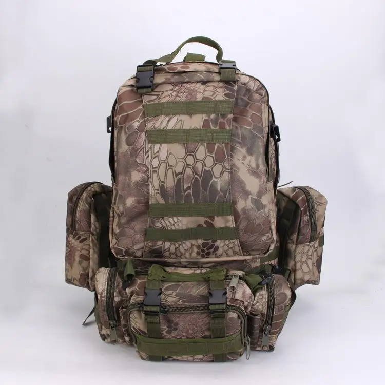 Открытый тактический комбинированные сумки 55L большой емкости многофункциональный мужской рюкзак для путешествий Набор походные рюкзаки мужской рюкзак - Цвет: Other