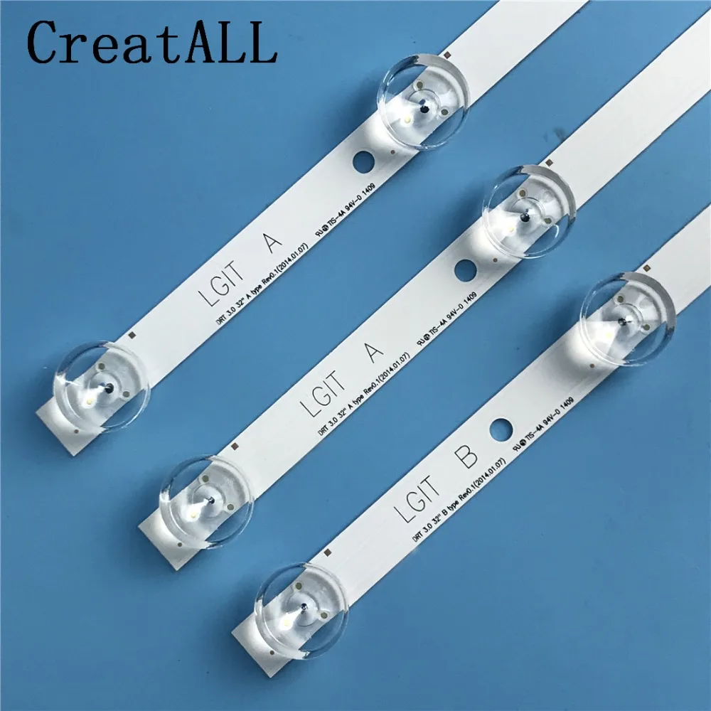 

LED backlight strip for LG INNOTEK DRT 3.0 32"_A/B 32MB25VQ 6916l-1974A 6916l-1981A 32LB5820 32LF580V 32LB5610 LC320DUE