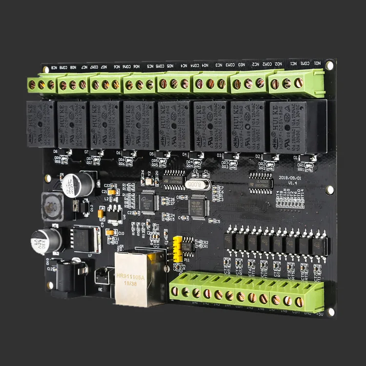 8-канальный видеорегистратор сетевой релейный модуль IP/Ethernet контроллер доступа переключатель громкости передачи MODBUS TCP