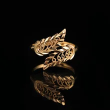 St. kunkka, 24 K, желтое золото, заполненный лист, оригинальное кольцо для женщин, для свадебной вечеринки, очаровательное кольцо,, новая мода, ювелирное изделие, аксессуары, подарок