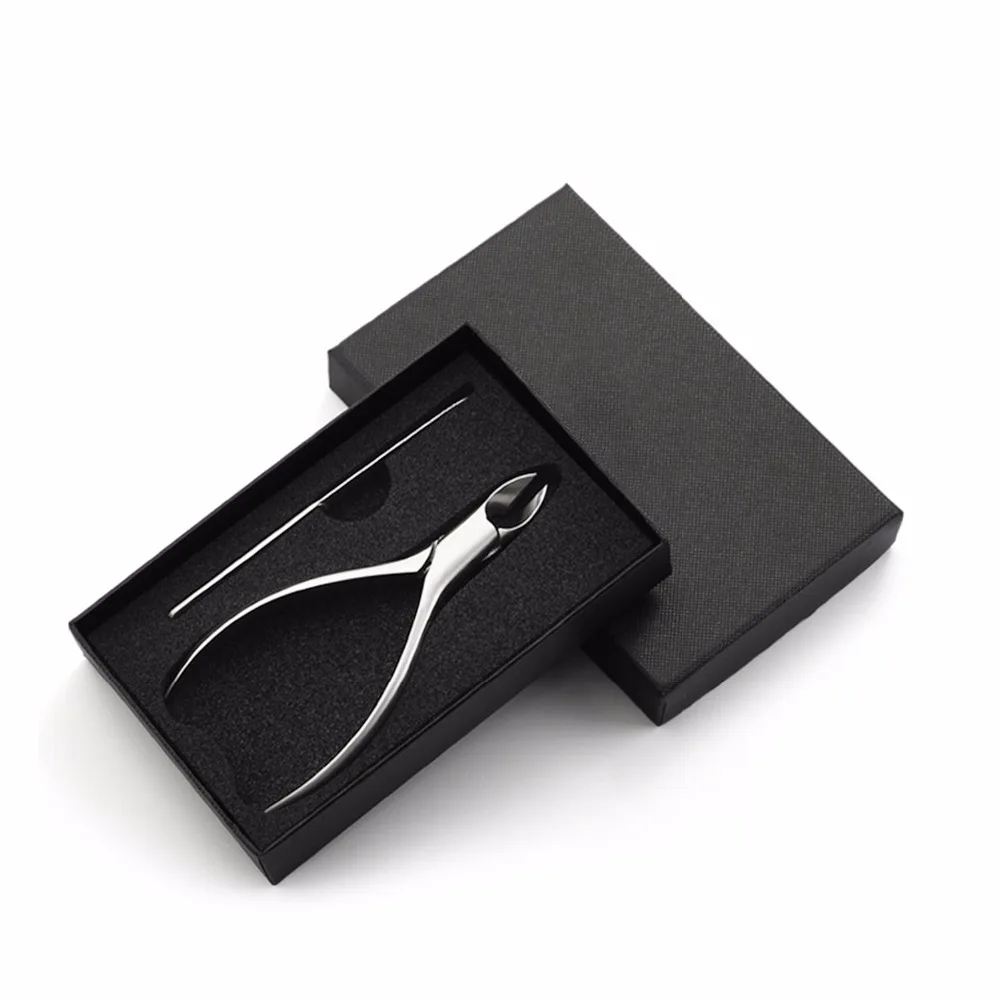 

Set of 2pcs Stainless Steel Manicure Pedicure Tools Dead Skin Scissors Shear Nail Clipper + Nail file With Box For Gift