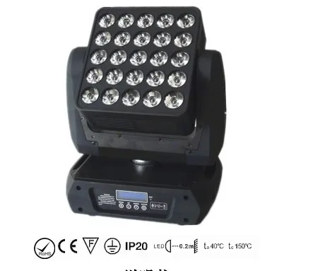 25x12 Вт Матрица led moving head освещение ферменная конструкция сценическое искусство