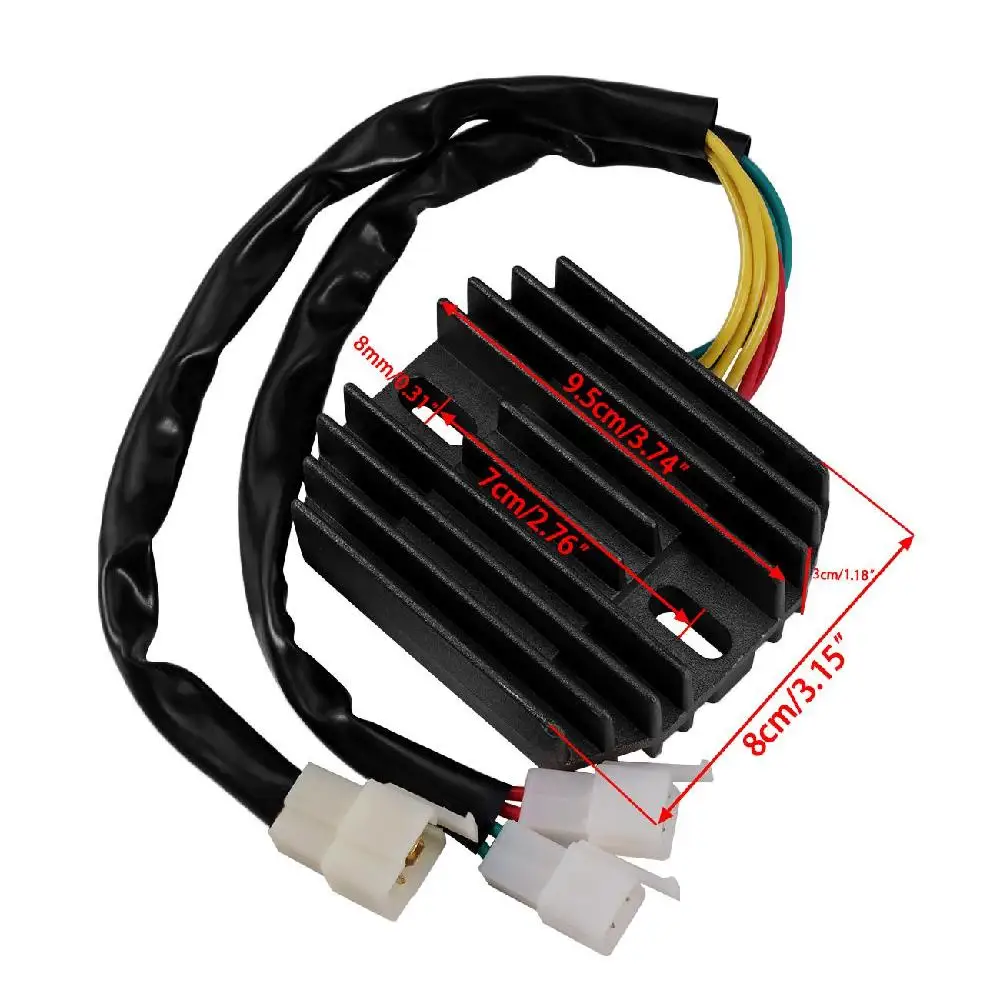 Auxmart мотоцикл Напряжение регулятор сменный выпрямитель 12V для Honda VT1100C2 VT1100C VT 1100