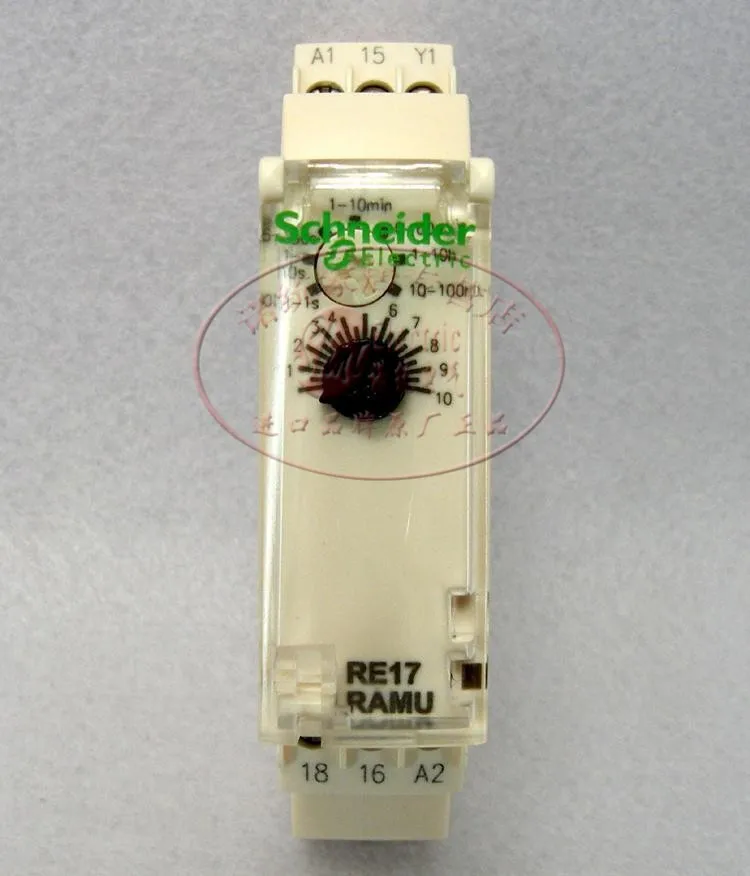 Original Schneider (indonesia) Schneider Time Relay Re17ramu Re17-ramu ...