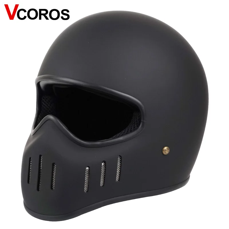 Шлем мотоциклетный VCOROS TT CO японский шлем для езды на мотоцикле винтажный