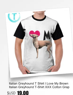Итальянский Грейхаунд футболка теневая Футболка мужская потрясающая графическая футболка уличная одежда 100 полиэстер с принтом короткий рукав 5x футболка