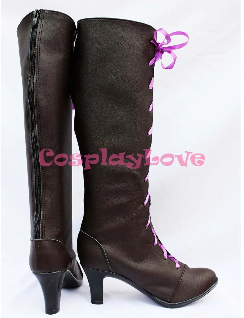 820 Custom made Alois Trancy shoes boots from black butler Kuroshitsuji Cosplay (4)