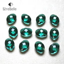 Wholesale 13x10MM Crystal Stone Beads for jewelry making beads stone 50Pcs/lot Free shipping no hole no stone unturned