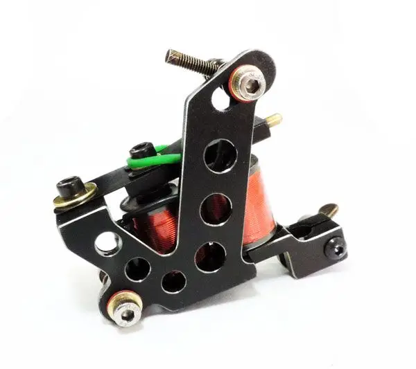 

Professional Iron Tattoo Guns T-Dial Tattoo Machines 10 Wrap Coils Tatoo Machines Shader Black Guns For Tattoo Supplies
