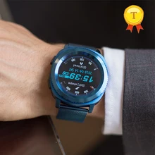 1,3 дюймов полный круглый дисплей монитор сердечного ритма SMS WhatsApp Facebook уведомления несколько видов спорта Смарт фитнес-браслет трекер