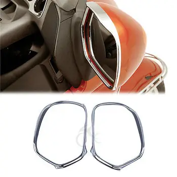

Motorcycle Chrome Mirrors Trim Decoration For Honda Goldwing GL1800 2001-2017 03 05 07 09
