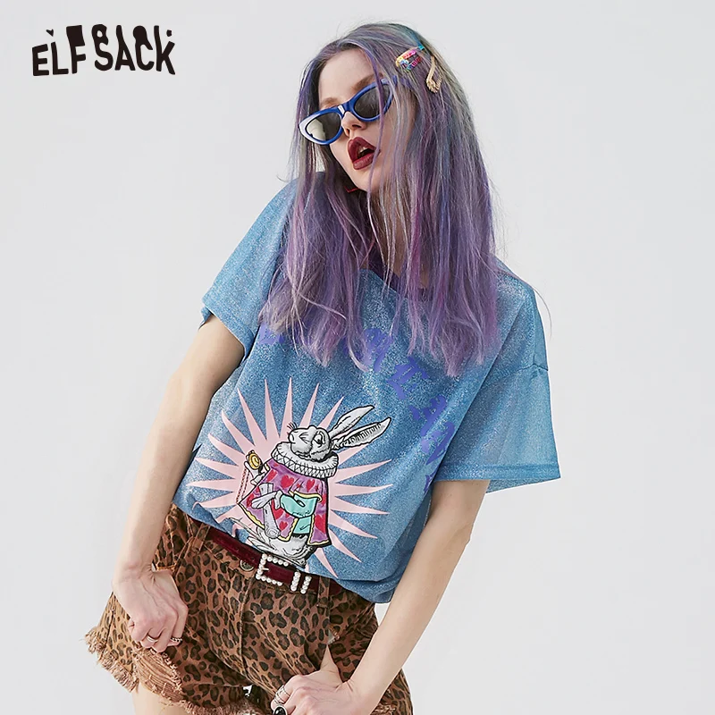 قزم SACK الأزرق بريق النساء تي شيرت 2019 الصيف التطريز س الرقبة عارضة الإناث قمم الشارع الشهير مثير المتضخم امرأة المحملة قزم SACK الأزرق بريق النساء تي شيرت 2019 الصيف التطريز س الرقبة عارضة الإناث قمم الشارع الشهير مثير المتضخم امرأة المحملة
