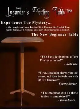 

Losander - The Floating Table - Magic tricks