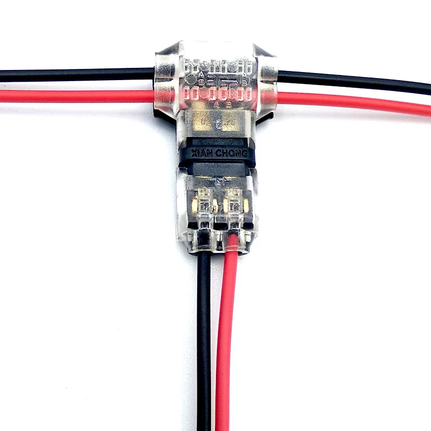 5 шт./лот 1/2Pin 18 22awg без сварки винтов Быстрый соединительный кабель с разъемом