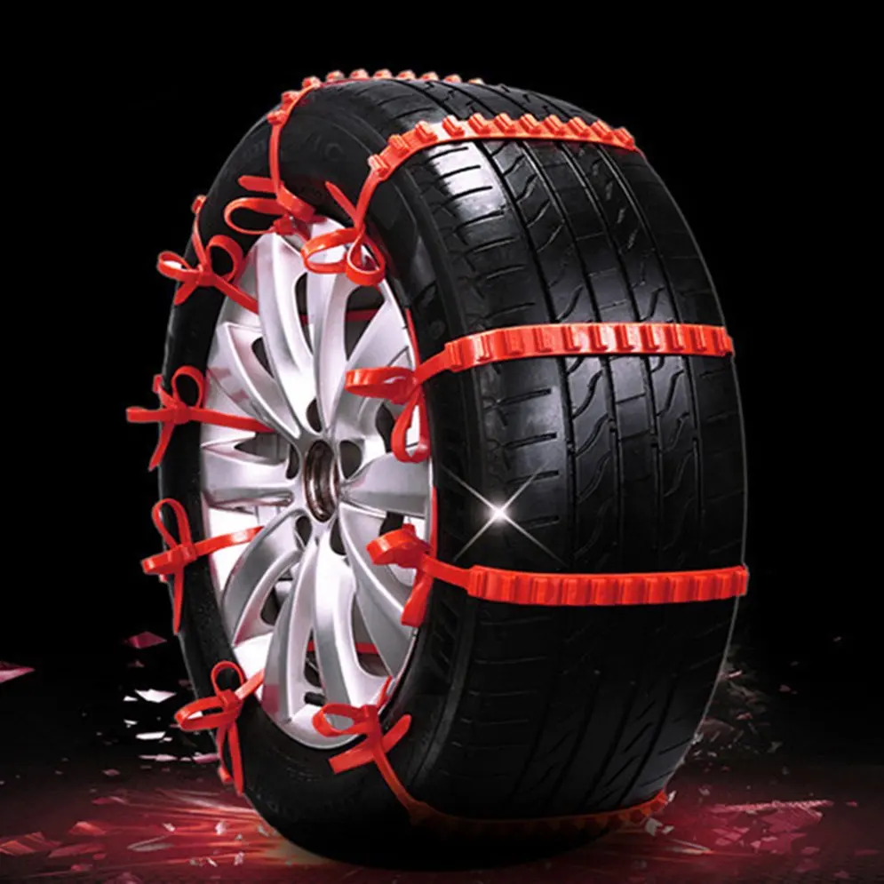 

Anti-Skid Chains Snow Chains Universal Emergency Anti-Slip Tire Belting Straps Cable Traction Wire for Car/SUV