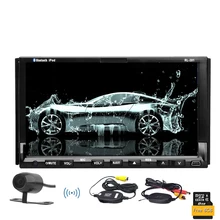 RDS HeadUnit In Deck Double Din Navigator Stereo iPod MP5 MP4 Video CD Autoradio GPS Car DVD BT Radio Auto Player