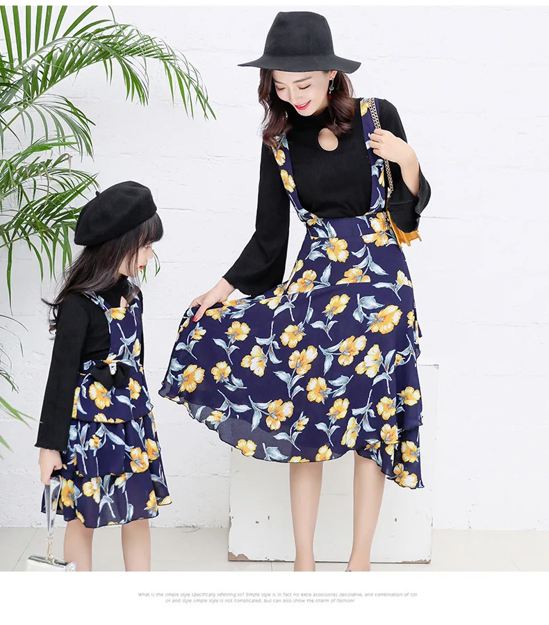 Модная Одинаковая одежда для всей семьи «Мама и я» Платья для мамы и дочки, рубашка+ юбка, Семейный комплект одежды для женщин, детская одежда
