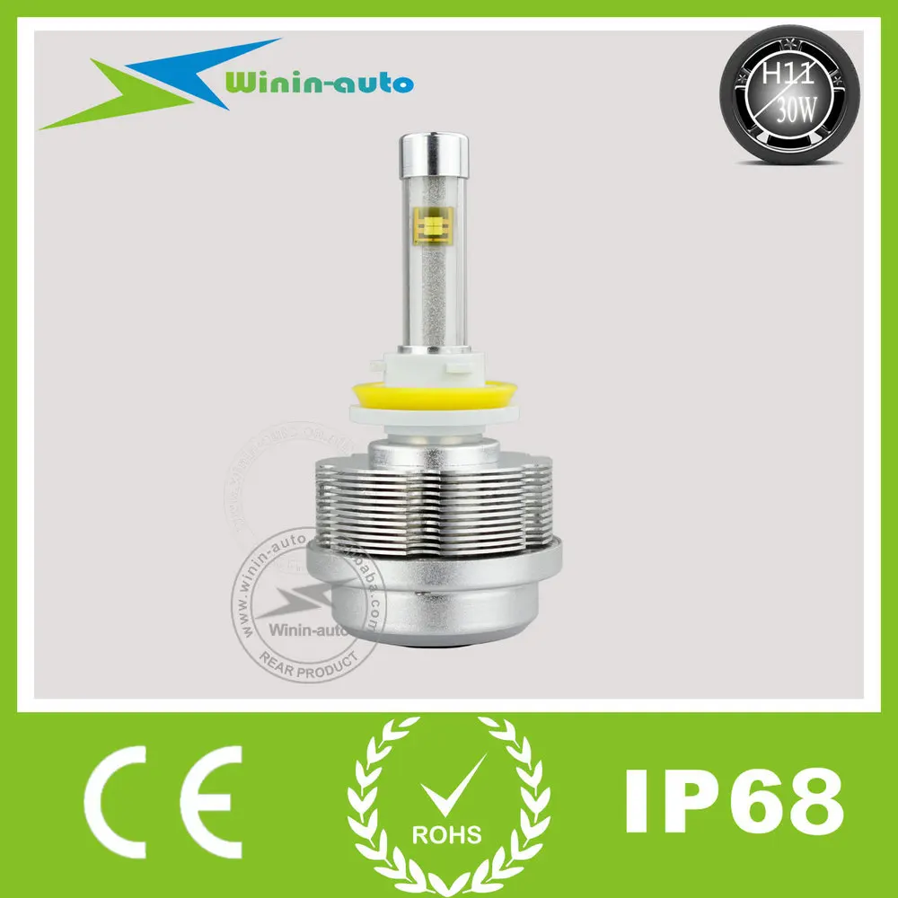 High intensity H11 led headlight 30W 2S Crees led fog headlamp for cars