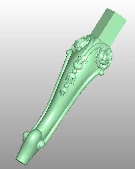 

3D model STL format file for cnc router engraving furniture sofa cabinet chair leg pattern Artcam 842