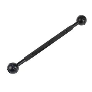 

MINIFOCUS 8"Double 1" Ball Arm w/ 3 holes for Underwater Diving Housing Camera Handle Tray for Gopro hero SLR camera
