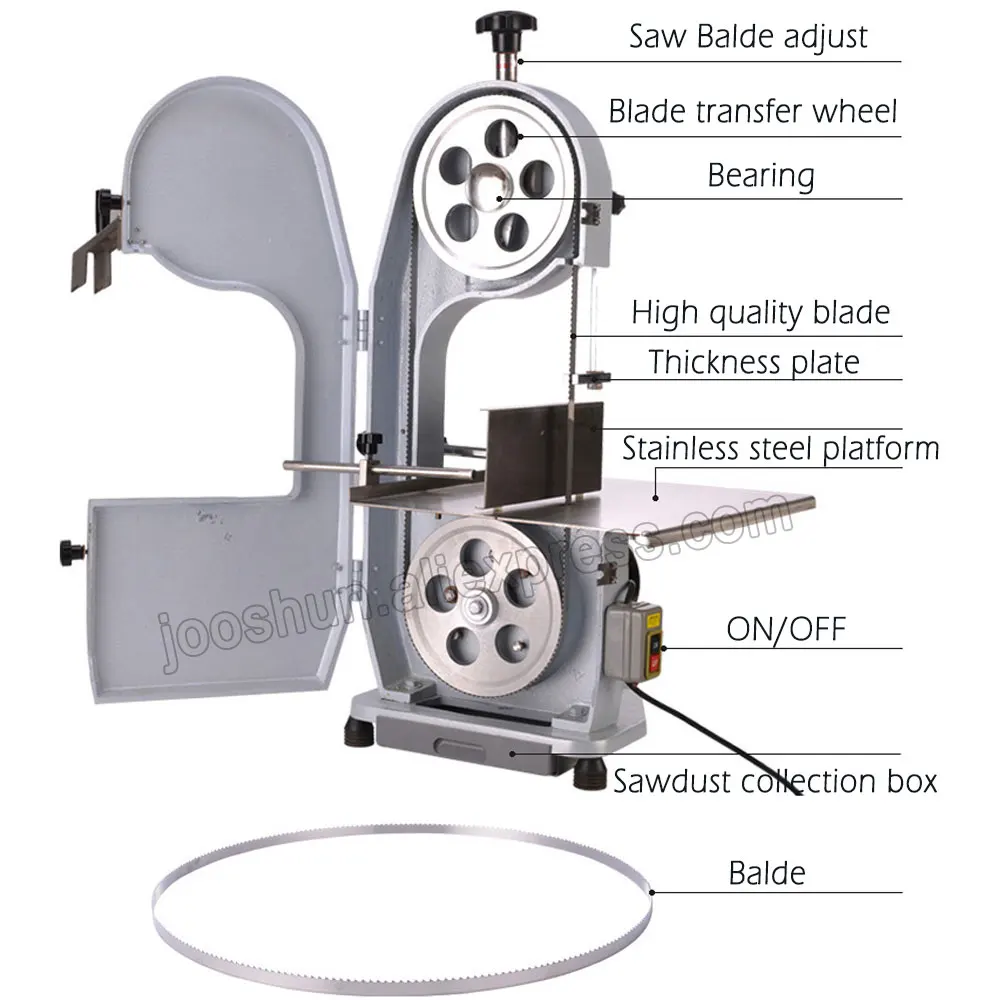 Новая машина для распиловки костей коммерческая машина для резки кости 110 V/220 V замороженная мясорезка для резки ребра/рыбы/мяса/говядины