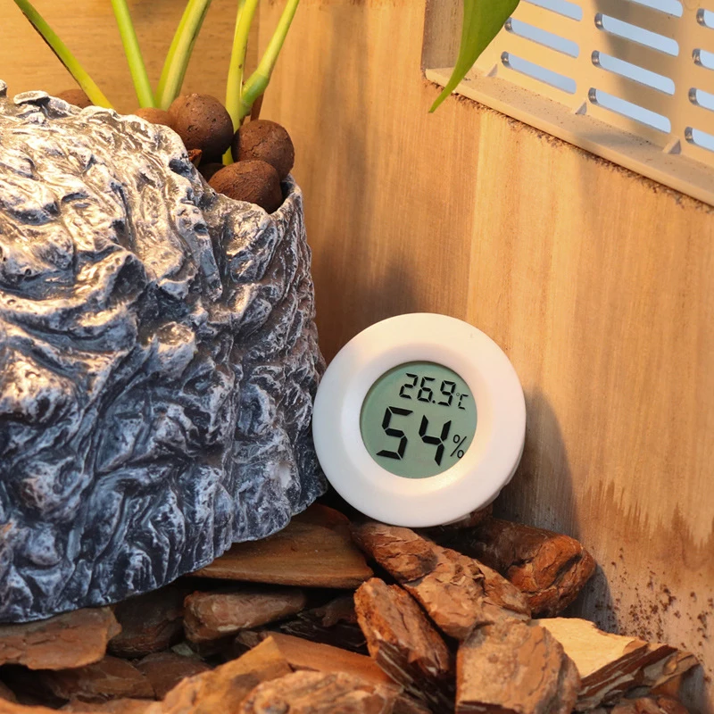 Hoomall Digital LCD Reptile Mini Thermometer Lizard Amphibian Terrarium