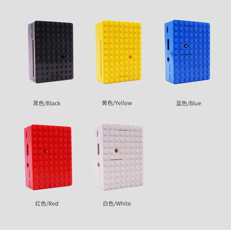 

1pcs Raspberry Pi Block Shell Compatible with Raspberry Pi 3B+/3B/2B/B+ Injection Case can Built-in camera Enclosure for Rpi 3B+