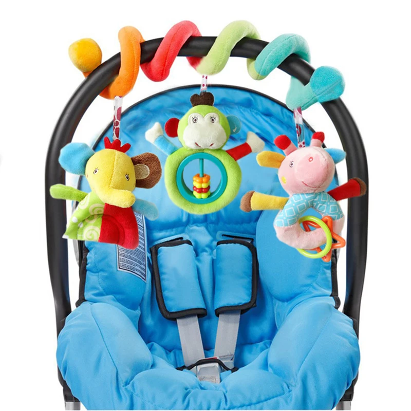 stroller toys spiral baby toy 4