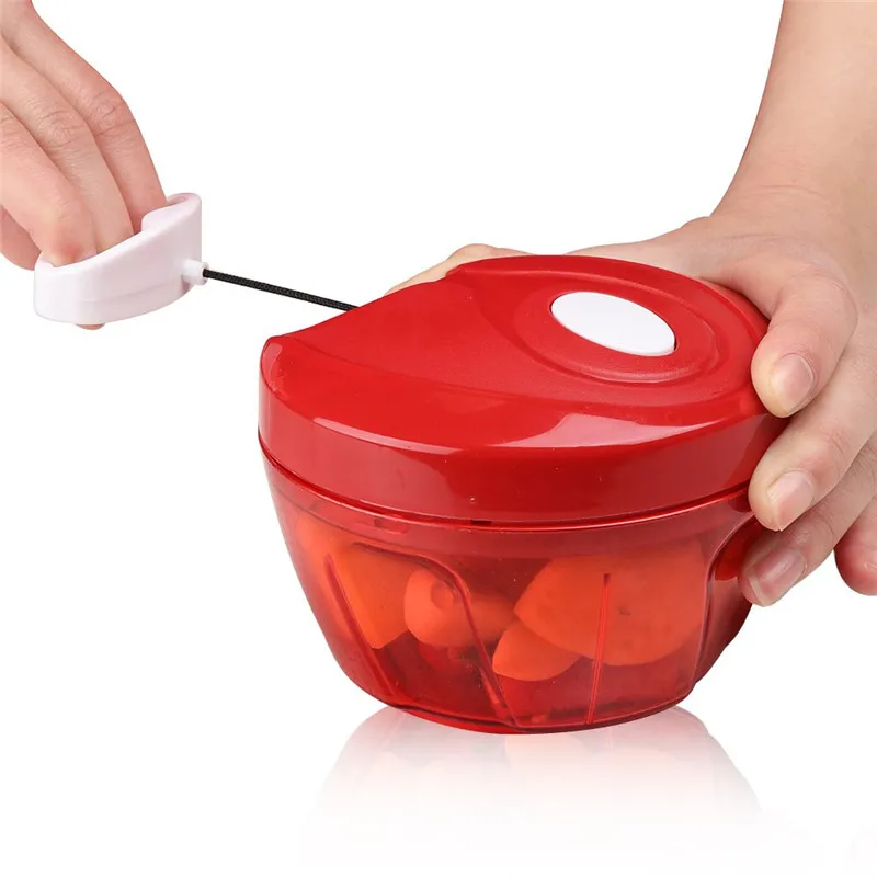 

ONEUP Manual Food Chopper Processor Hand Pull Portable Vegetable Chopper Fruits Garlic Cutter Meat Crusher Kitchen Tools