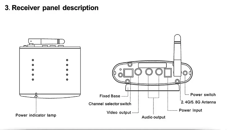 FM Wireless Long Distance Broadcast Audio Transmitter and Receiver Audio Vedio Transmitter PAT-330