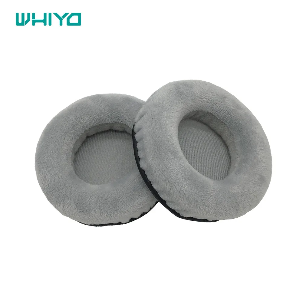 Whiyo 1 пара из бархата амбушюры Чехлы подушечки Замена для sony MDR-DS6500 MDR-RF6500 MDRDS6500 MDRRF6500 наушники - Цвет: Серый