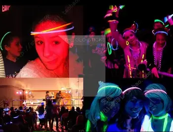 

New Arrive Christmas festivities ceremony fluorescent bracelets,night glow sticks LED toys