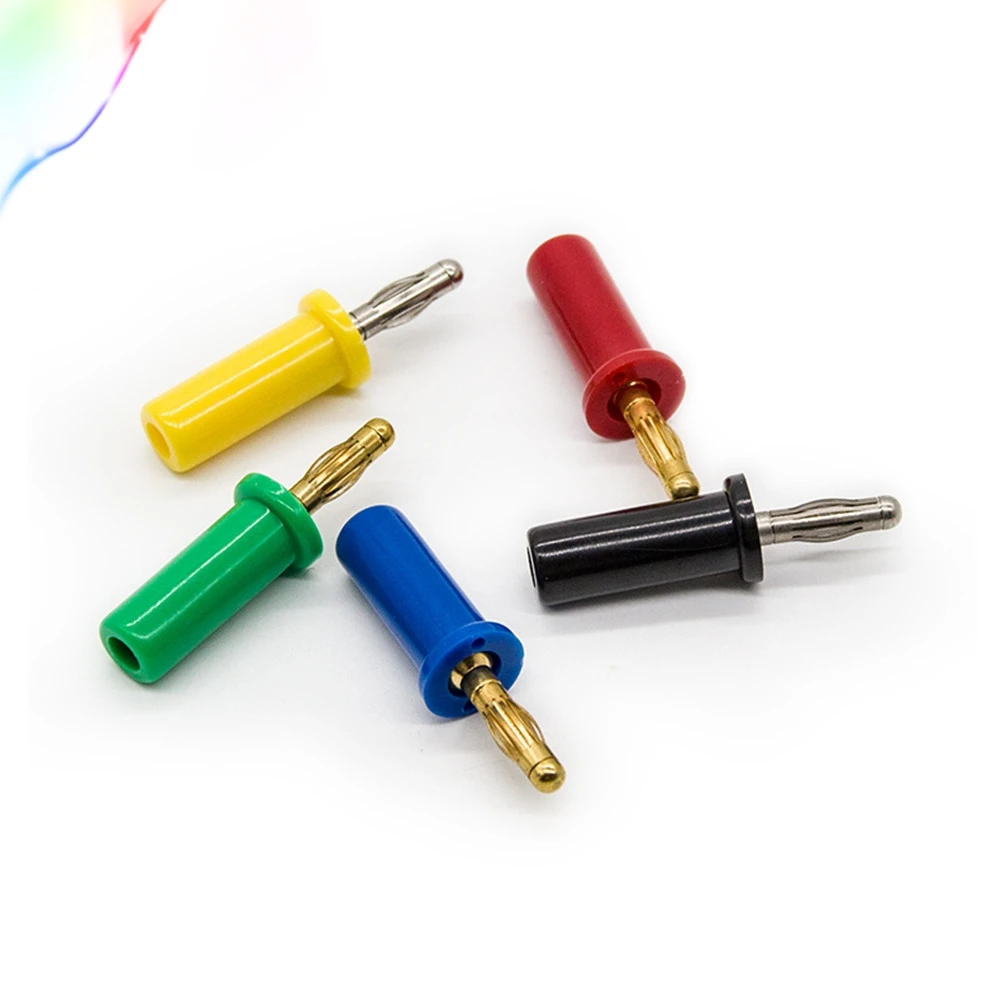 4mm Fine Copper Gold plated Banana Plug Audio Speaker Amplifier Cable