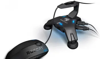 Apuri gaming mouse, top view