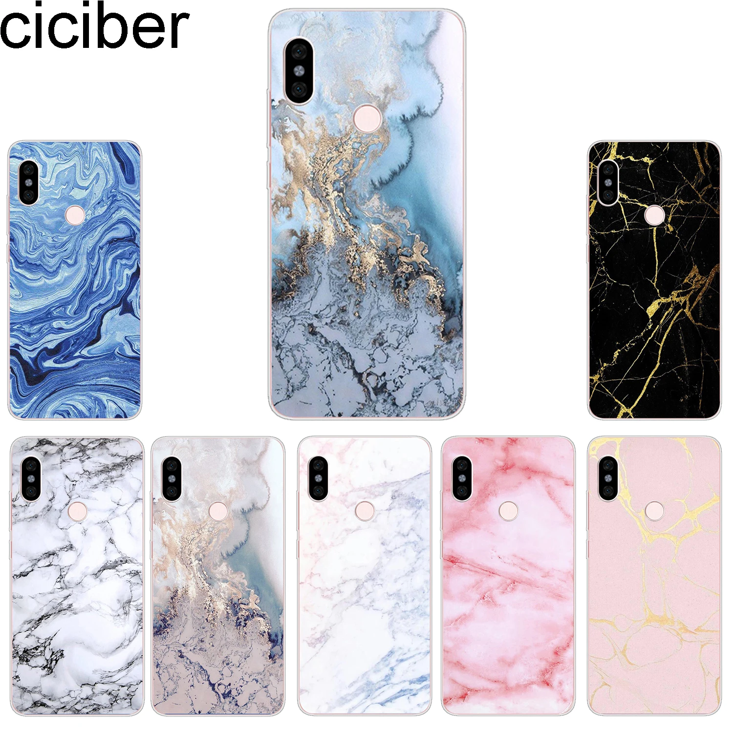 

ciciber Phone Case for Xiaomi Mix Max 3 2 2s Soft TPU Back Cover for Xiaomi Mi A2 9 8 6 5 F1 A1 5X 6X 5c 5s Lite Plus Pro SE