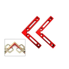 90 градусов позиционирования квадратов 120x120 мм L квадратный правый Раздвигающиеся зажимы Алюминиевый сплав деревообрабатывающие столярные инструменты