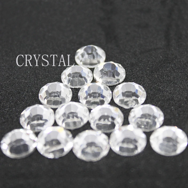 Pacote de Cristal de Vidro Máquina de Strass Ferro em Strass Grande Hotfix Corte Fix Vestuário Costura Pedra Dmc Hot 5 Pacote de cristal Grande Cristal de Vidro