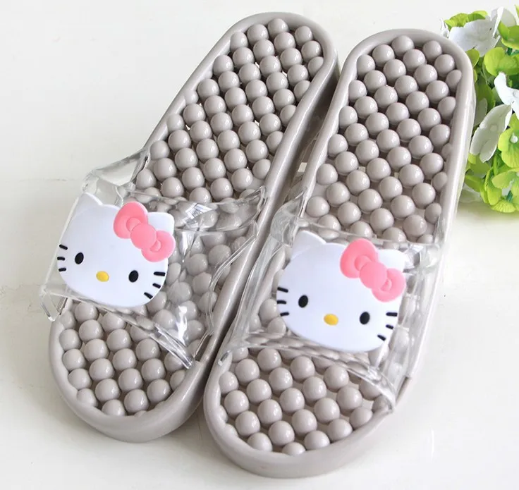 Bathroom Slippers Men Women Hello Kitty Cartoon Mage Non Bathroom Slippers Men Women Hello Kitty Cartoon Mage Non Slip At Home Flip Flops Pantoufle Chaussure Femme In From Shoes On
