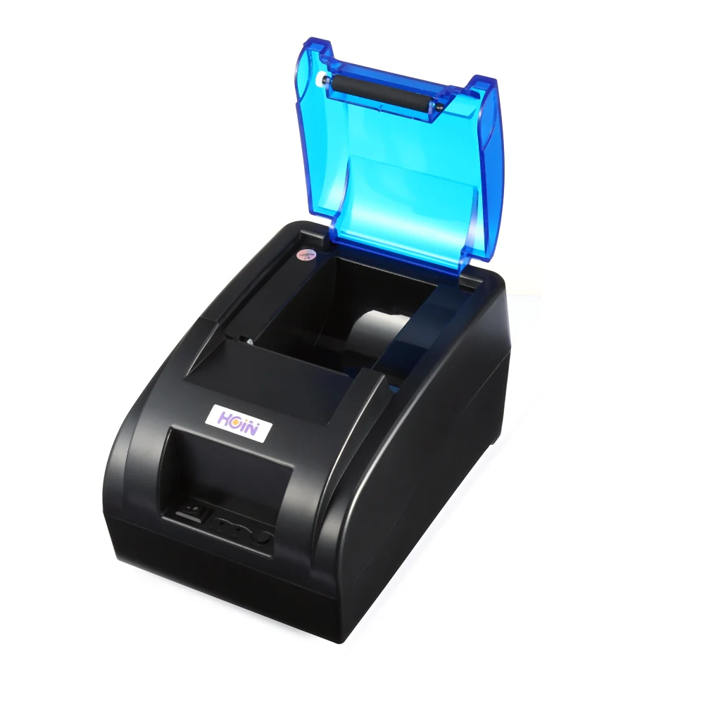 HOIN HOP H58 USB портативный термопринтер, чековый инструмент, принтер для билетов, проводная печать для Android iOS с европейской вилкой