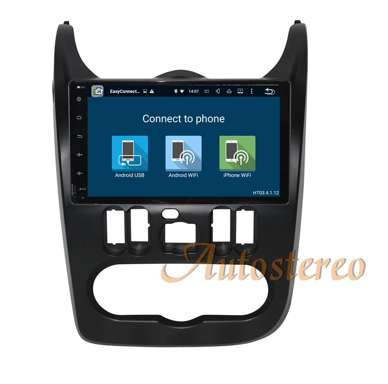 Top Android 9.0 Car Radio Player Auto GPS Navigation for RENAULT Sandero Dacia Sandero2008 2009 2010 2011 2012 SAT NAV Multimedia 7