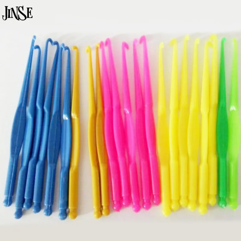 JINSE DIY Accessories Jewelry Plastic Loom Hook Loom Bands Crochet