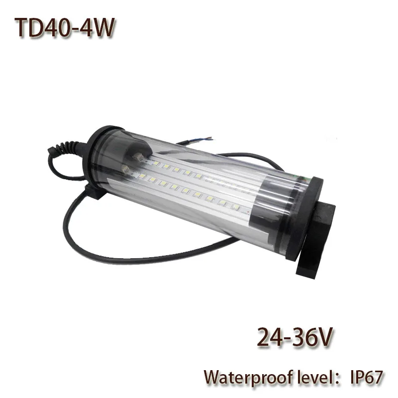

HNTD 4W DC 24V Led Work Light Waterproof IP67 Explosion-proof TD40 LED Panel Light for CNC Machine Tools Free shipping
