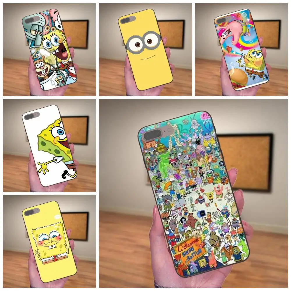

1pcs Cartoon Spongebob Design For Xiaomi Mi Mix Max Note 2 2S 3 5X 6 6X 8 9 SE A1 A2 Lite Play Pro F1 Cell Phone Case