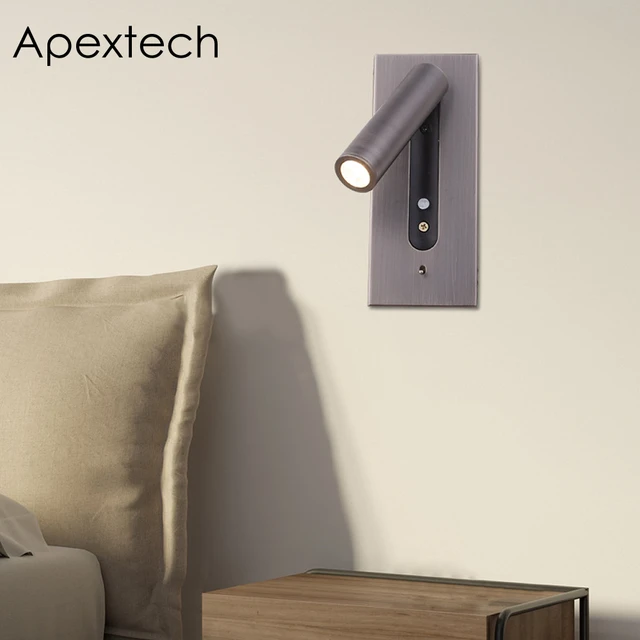 Cheap Apextech Bedroom LED Wall Lamp Embedded Wall Mounted Reading Lights Hotel Bedside Night Light High-End Customized Fashion Lights Cheap Apextech Bedroom LED Wall Lamp Embedded Wall Mounted Reading Lights Hotel Bedside Night Light High-End Customized Fashion Lights
