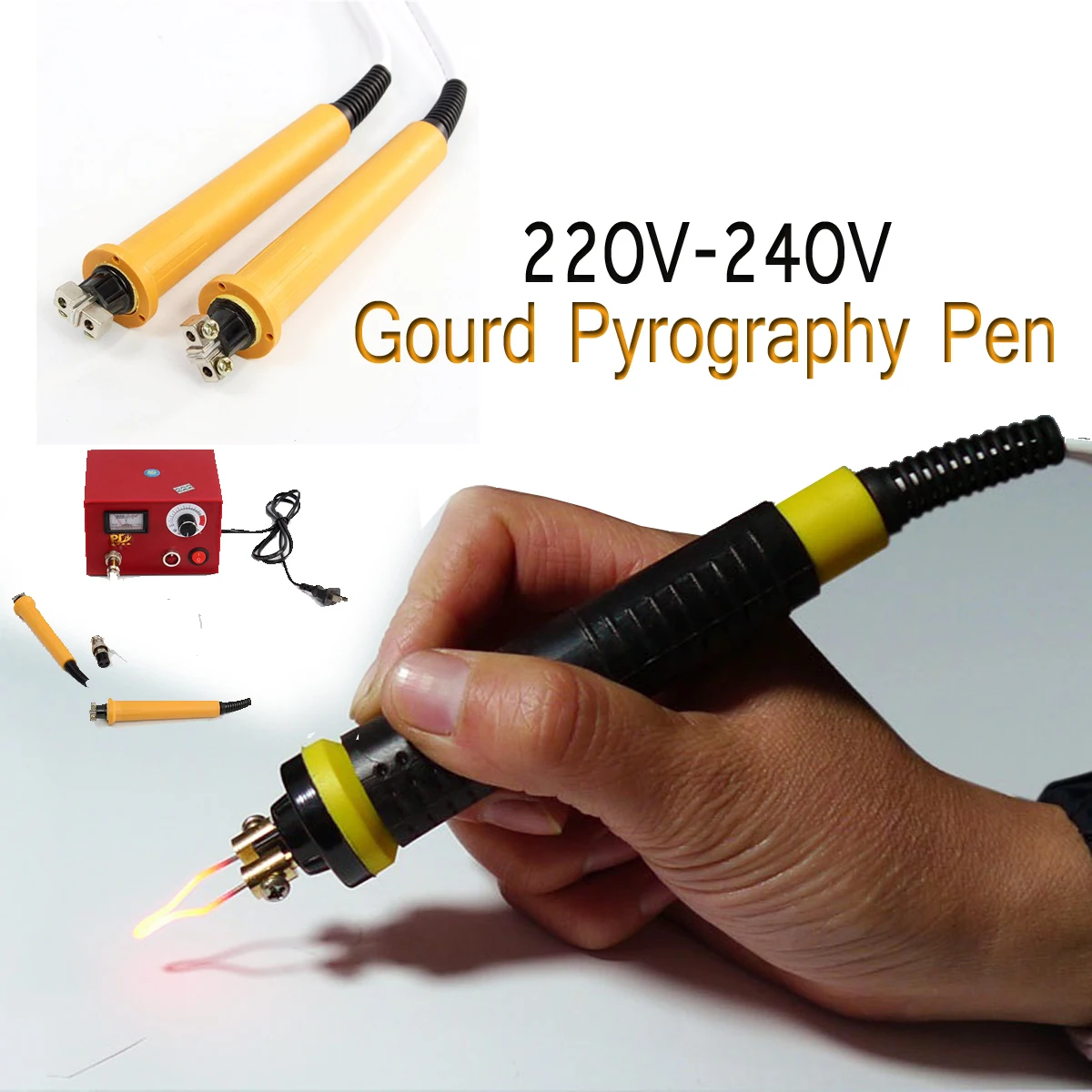 Профессиональная ручка для паяльника, электрическая ручка, резьба, паяльная тыква, Пирография, ручка для тыквы, пирографическая машина