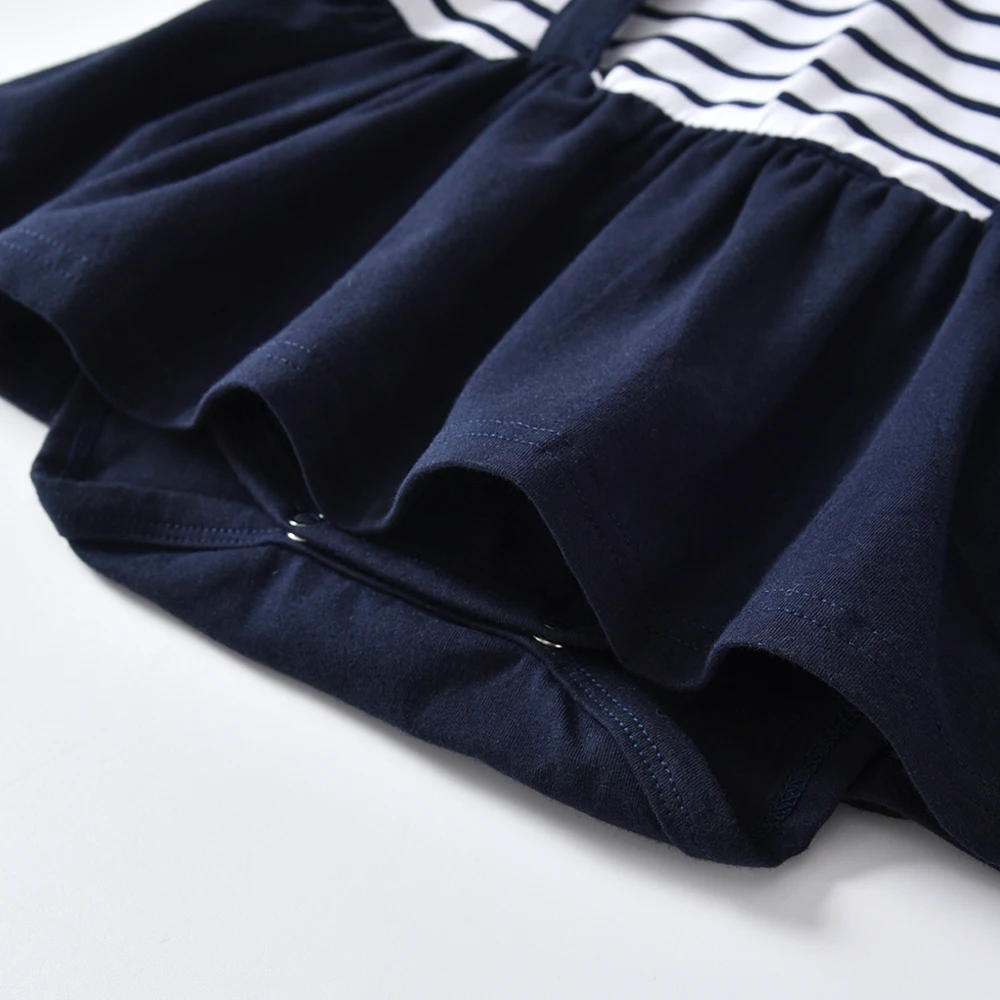 Gentleman Clothing Baby Navy Striped Climbing Suit Boy Girl Cotton Family Spring Autum Winter Baby Clothes Suit for 6-24M Baby14