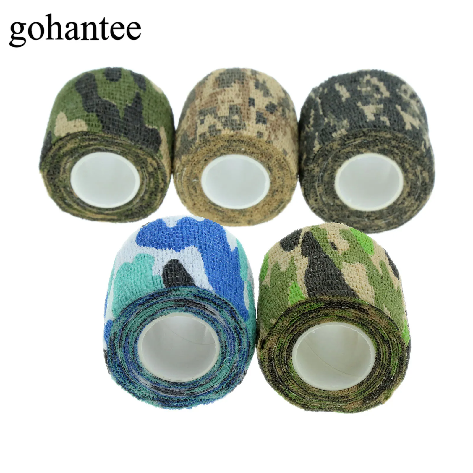 

5 Colors 5cm X 4.5M Cotton Decorative Protection Leggings Elbow Kneepads Elastic Bandage Knee Tactical Pad Support Adhesive Tape