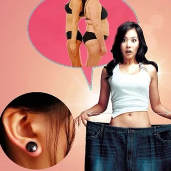 

Magnetic Healthcare Earring Weight Loss Slimming Patch Ear Healthy Stimulating Acupoints Stud Lazy Paste Slim Patch