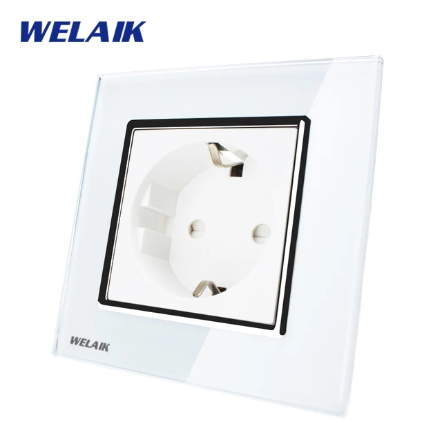 Buy WELAIK EU Wall Socket European Standard Power