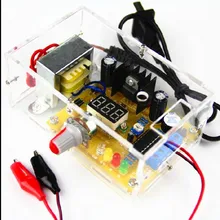 DIY Kit LM317 Регулируемое напряжение 220 В до 1,25 в-12,5 в понижающий модуль питания печатная плата электронные комплекты